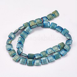 Electroplated Non-magnetic Synthetic Hematite Beads Strands&nbsp;G-P367-B03
