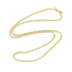 925 Sterling Silver Ball Chain Necklace for Women&nbsp;NJEW-A014-03G