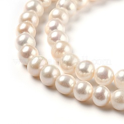 Natural Cultured Freshwater Pearl Beads Strands&nbsp;PEAR-L033-16-02
