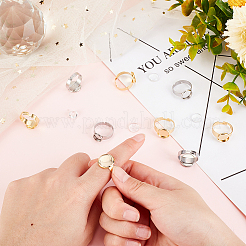 DIY Blank Dome Finger Rings Making Kit&nbsp;DIY-DC0001-61
