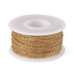 Ion Plating(IP) 304 Stainless Steel Cable Chains&nbsp;CHS-H009-25G