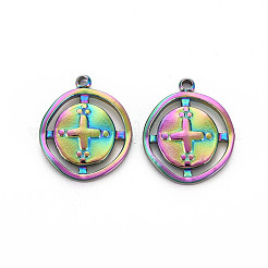 201 Stainless Steel Pendants&nbsp;STAS-S119-050