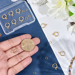 20Pcs Brass Hoop Earring Findings&nbsp;KK-BBC022-09B