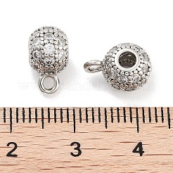 Brass with Cubic Zirconia Pendants&nbsp;KK-P271-09P
