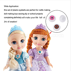 Craft Plastic Doll Eyes&nbsp;DIY-PH0023-96