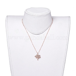 304 Stainless Steel Tree of Life Pendant Necklaces&nbsp;NJEW-JN02699-02