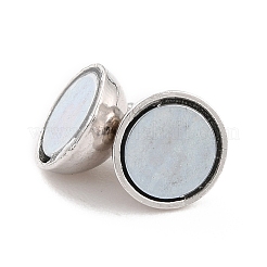 Anti-Tarnish Rhodium Plated 925 Sterling Silver Magnetic Clasps&nbsp;STER-A001-02B-P