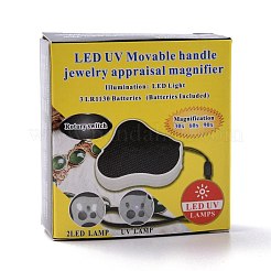 30X 60X 90X Illuminated Loupe Magnifiers&nbsp;AJEW-M031-06P