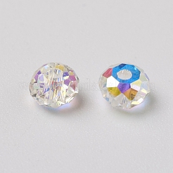 Electroplate Glass Beads&nbsp;X-RGLA-L024-H-001AB