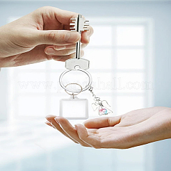 10 Sets Acrylic Keychain&nbsp;KEYC-LP0001-02
