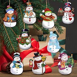 Christmas Theme Wood Pendants&nbsp;PW-WG49E0D-01