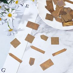 40Pcs 4 Style Metal Tags&nbsp;KK-SC0002-08