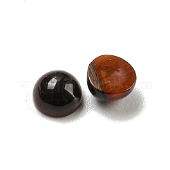 Natural Red  Tiger Eye Dyed & Heated Cabochons&nbsp;G-H309-03-49