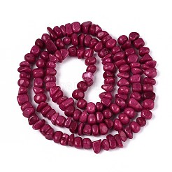 Dyed Natural Yellow Jade Beads Strands&nbsp;G-ZX005-13D