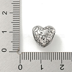 304 Stainless Steel Rhinestone European Beads&nbsp;STAS-U005-07P