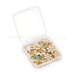 24Pcs 4 Style Alloy Enamel Pendants&nbsp;FIND-LS0001-10-NR