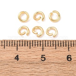 Brass Open Jump Rings&nbsp;KK-G604-08G-20