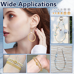 600Pcs 6 Styles Brass Beads&nbsp;KK-UN0005-73