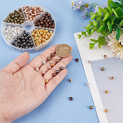 420Pcs 6 Colors Iron Spacer Beads&nbsp;IFIN-PH0002-23