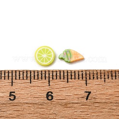 Handmade Polymer Clay Cabochons and Plastic Beads for DIY Jewelry Making Findings&nbsp;CLAY-B007-04L