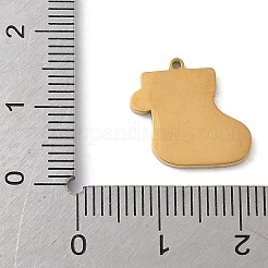 Christmas Themes 304 Stainless Steel Enamel Charms&nbsp;LS-STAS-K312-04F-G