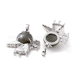 Natural Labradorite Pendants&nbsp;G-F573-A20