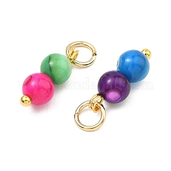 Dyed Natural Freshwater Shell Pendants&nbsp;PALLOY-JF05341