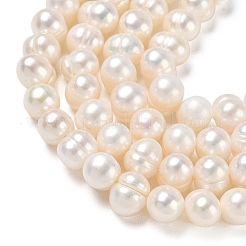 Natural Cultured Freshwater Pearl Beads Strands&nbsp;PA-CBAC463-02