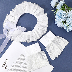 1Pc Polyester Double Layed Lace Collars&nbsp;AJEW-CY0001-19