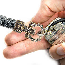 1Pc Tibetan Style Brass Shackle Clasps&nbsp;KK-NB0003-68
