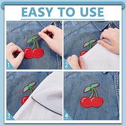 20Pcs 20 Styles Fruits Computerized Embroidery Cloth Iron on/Sew on Patches&nbsp;PATC-AR0001-18