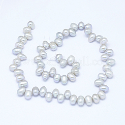 Natural Cultured Freshwater Pearl Beads Strands&nbsp;PEAR-G004-01A-01