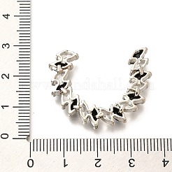 Brass Micro Pave Cubic Zirconia Beads&nbsp;KK-M312-21