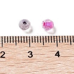 100Pcs Transparent Inside Colours Glass Beads&nbsp;GLAA-P061-01H