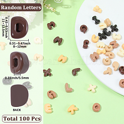 100Pcs Opaque Resin Cabochons&nbsp;CRES-SC0003-26