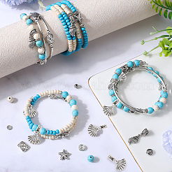 DIY Ocean Theme Wrap Bracelet Making Kit&nbsp;DIY-SC0023-97