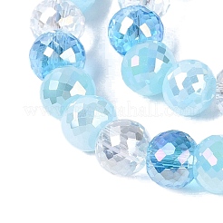 Electroplate Mixed Styles Glass Beads Strands&nbsp;EGLA-N022-17A-A01