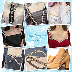 1 Yard Glass Rhinestone Chains&nbsp;DIY-WH0061-027S