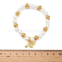 Brass Stretch Bracelets&nbsp;BJEW-C098-06