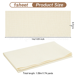 Cotton Solid Colored Cross Stitch Fabric&nbsp;DIY-WH0578-35B-02