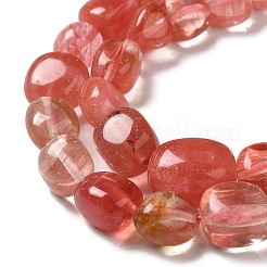 Cherry Quartz Glass Beads Strands&nbsp;G-A247-06