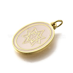 304 Stainless Steel Enamel Pendants&nbsp;STAS-R153-11G