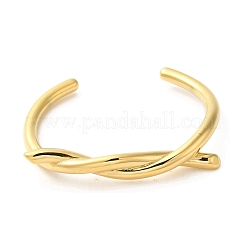 304 Stainless Steel Wire Wrap Cuff Bangles&nbsp;BJEW-Q773-06C-G