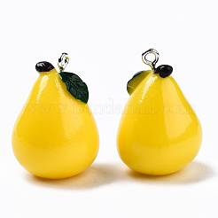 Opaque Resin Pendants&nbsp;RESI-T028-74