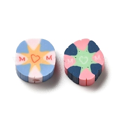 Mother's Day Handmade Polymer Clay Beads&nbsp;CLAY-E001-01D