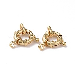 Eco-friendly Brass Spring Ring Clasps&nbsp;KK-D082-02G-D