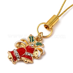 8Pcs Alloy Enamel Mobile Straps&nbsp;HJEW-JM04011