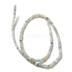 Natural Flower Amazonite Beads Strands&nbsp;G-B064-A35