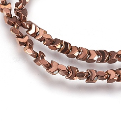 Electroplate Non-magnetic Synthetic Hematite Bead Strands&nbsp;G-I208-20-E