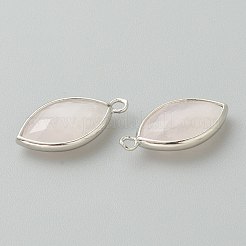 Natural Rose Quartz Pendants&nbsp;G-B009-01P-J